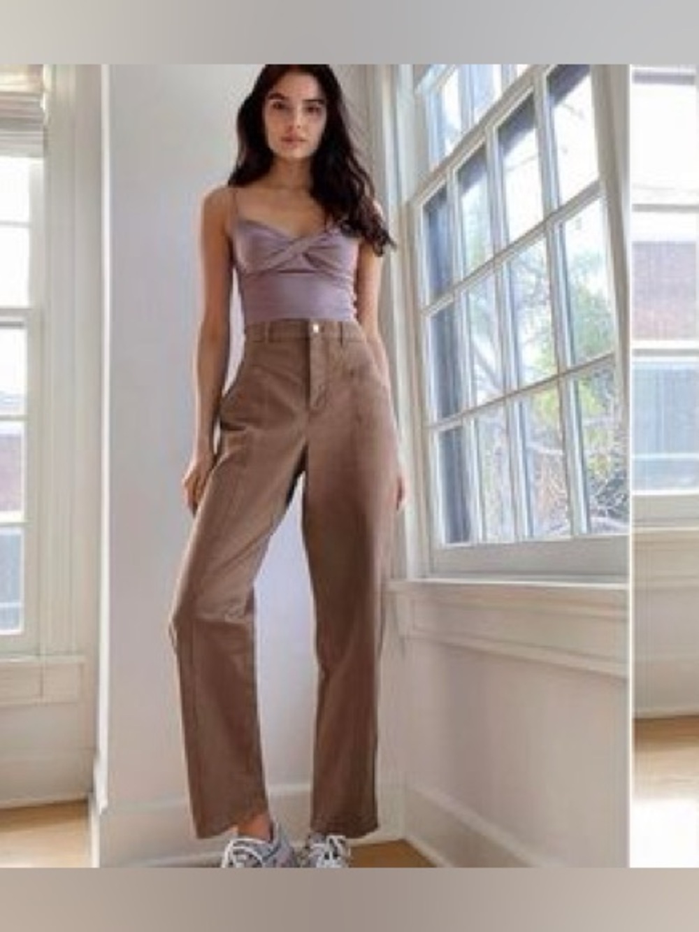 Aritzia Wilfred Free Archer Pant Gd Deep Taupe Size US4